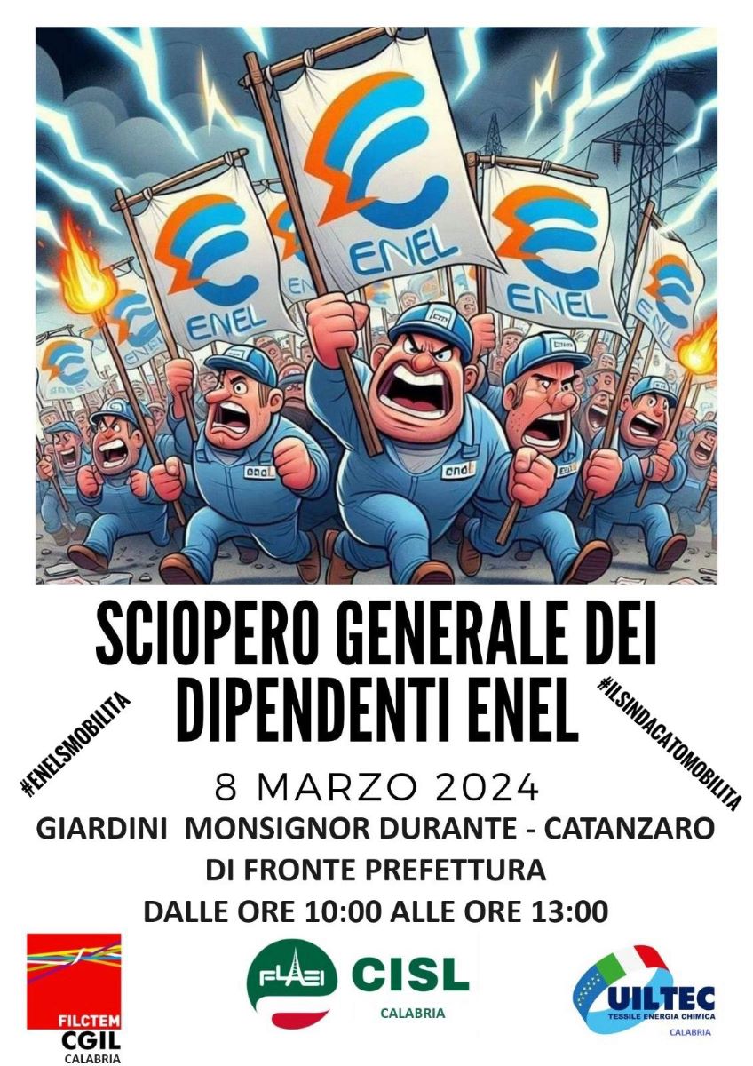 locandina Vertenza Enel