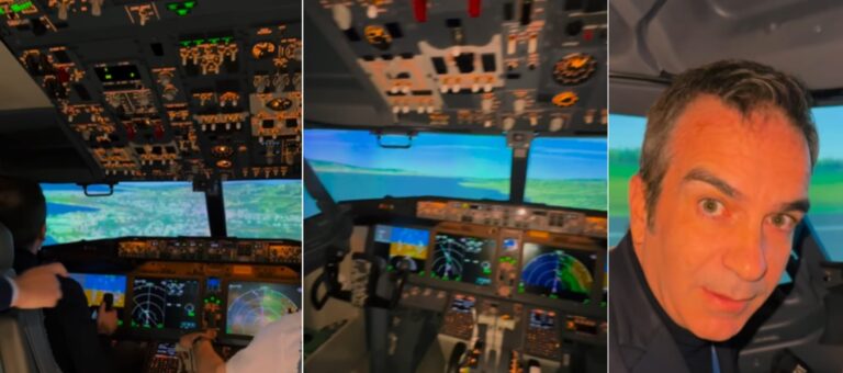 occhiuto simulatore aereo