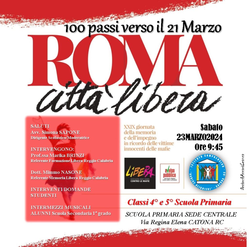 roma città libera vittime mafie