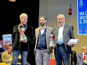 Claudio Baglioni a Palmi con Sindaco Ranuccio