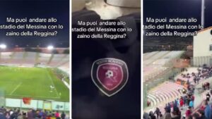 Con lo zaino della Reggina allo stadio del Messina