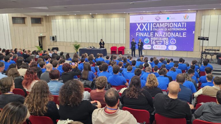 Finali campionato astronomia a Reggio Calabria cerimonia conclusiva