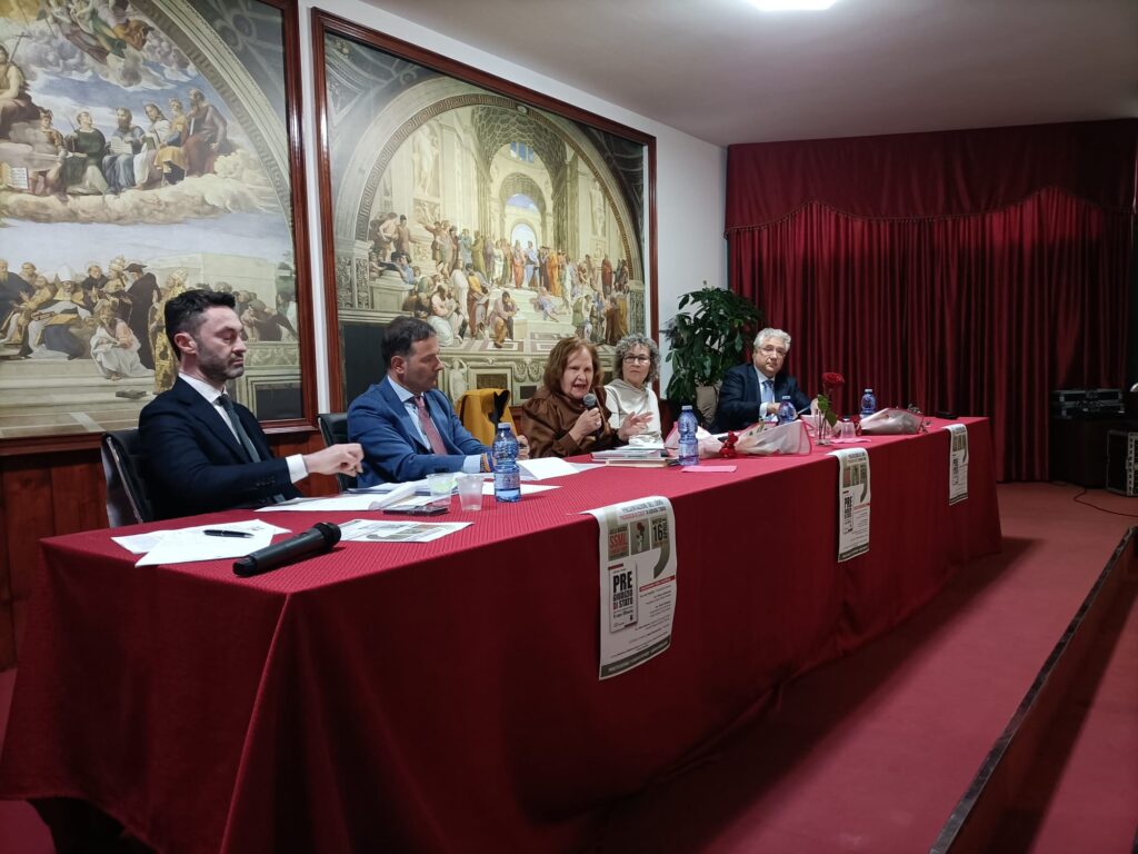 Ida D'Ippolito durante il suo intervento