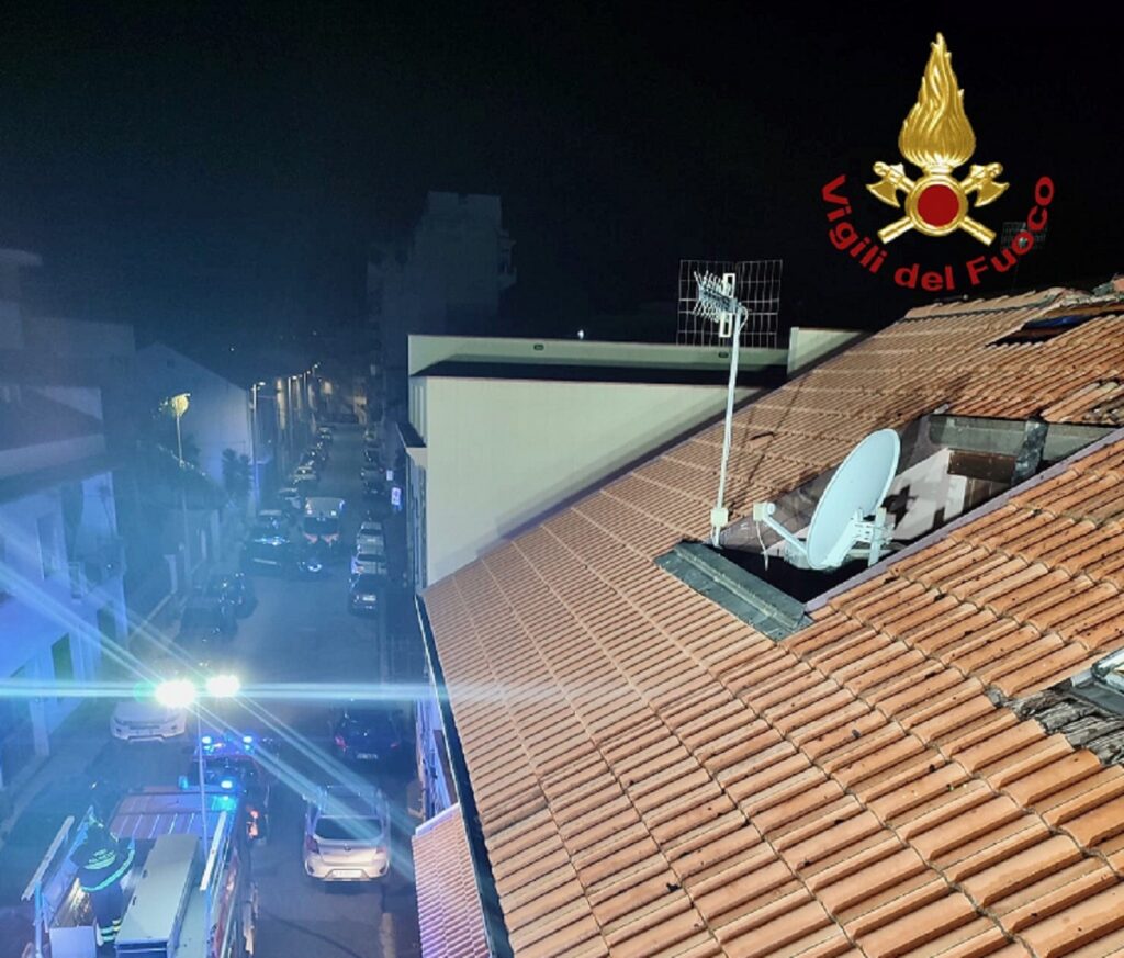 Incendio abitazione messina