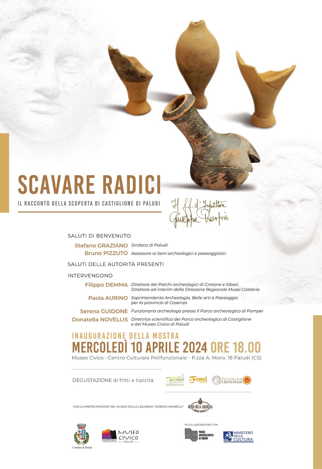 Locandina Mostra Scavare Radici