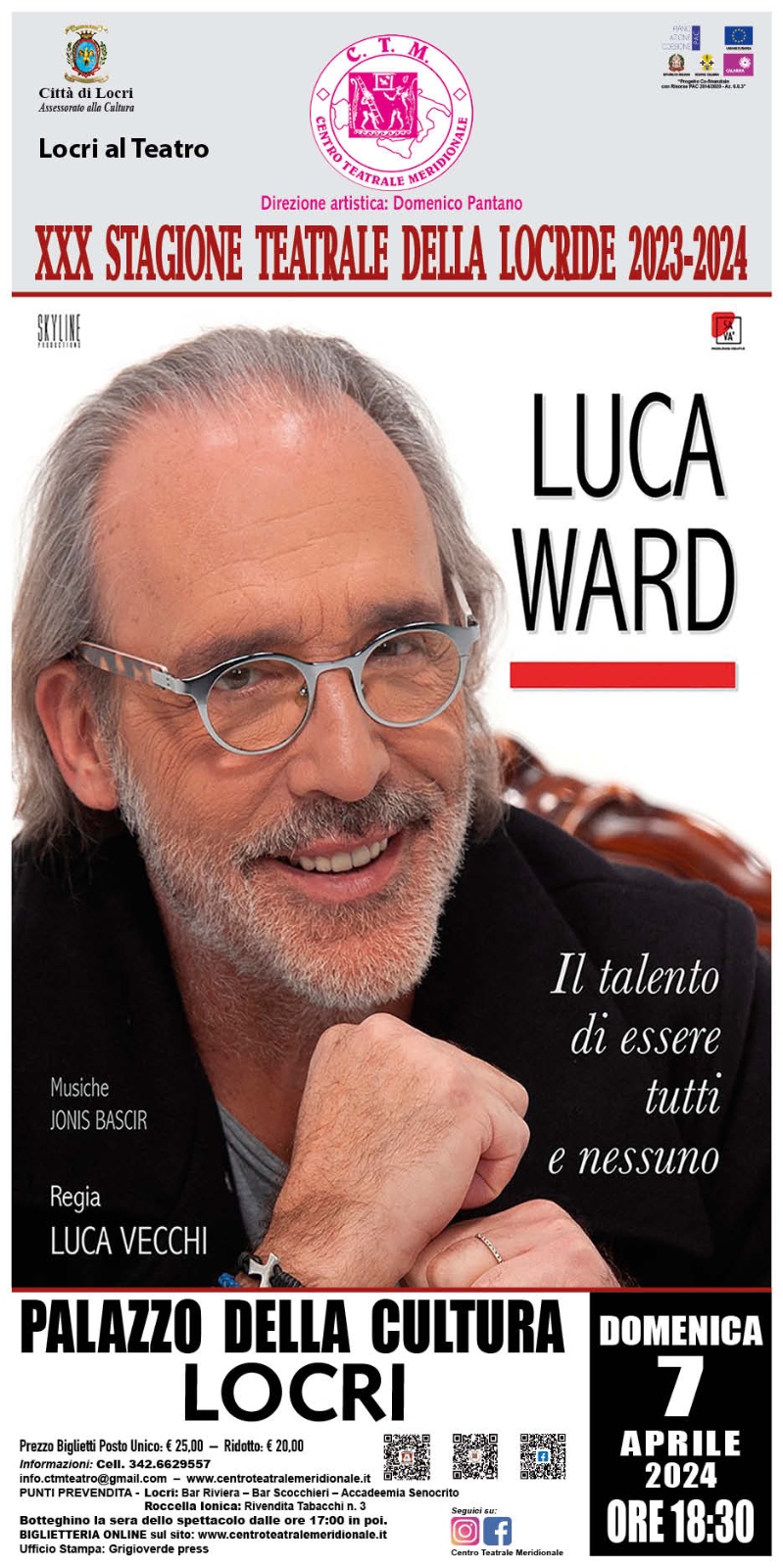 Luca Ward 7 aprile CTM - Locandina