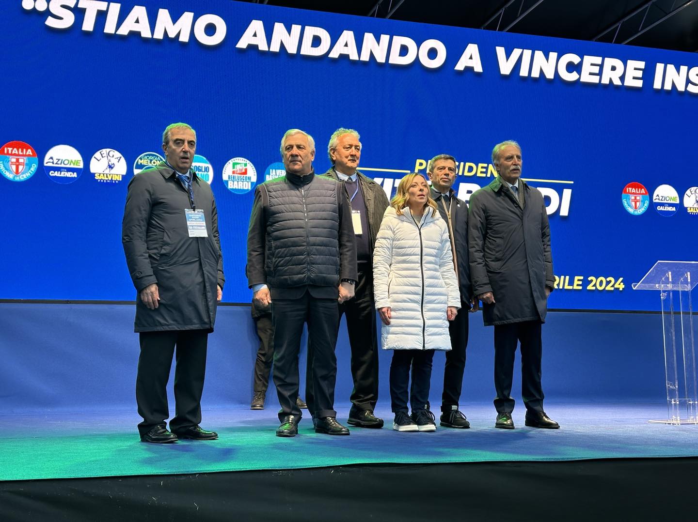 Meloni, tajani, salvini