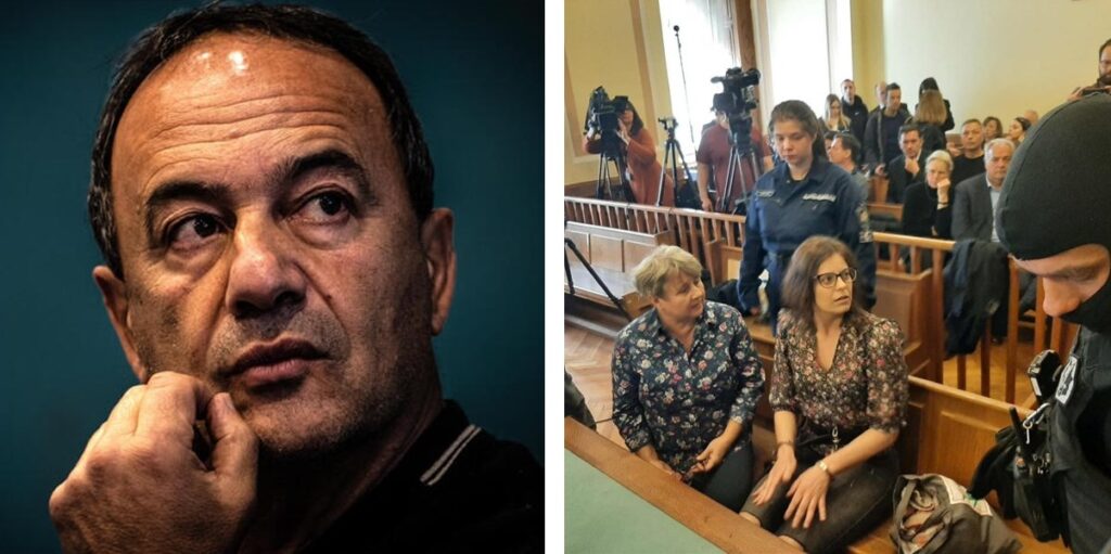 Mimmo Lucano e Ilaria Salis