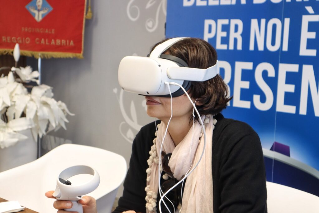 Presentazione progetto Avis Reggio Calabria con visori virtuali