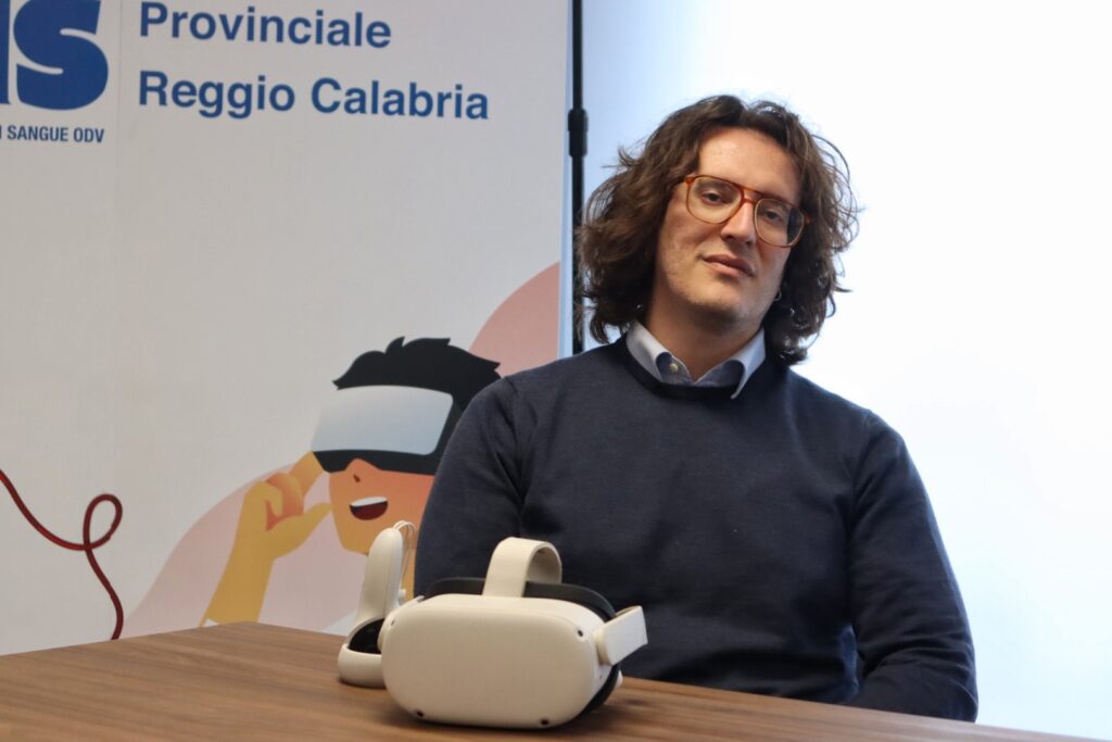 Presentazione progetto Avis Reggio Calabria con visori virtuali