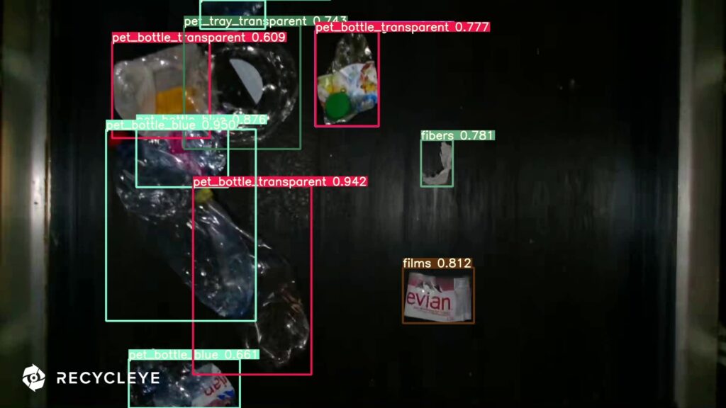 Recycleye Vision detecting PET