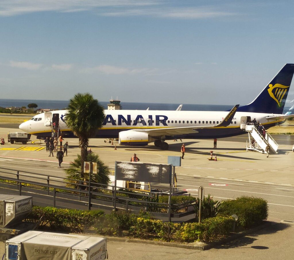 Ryanair a Reggio Calabria