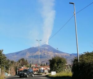 anelli di vapore etna