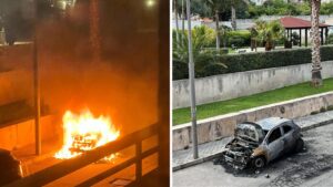 automobile incendio