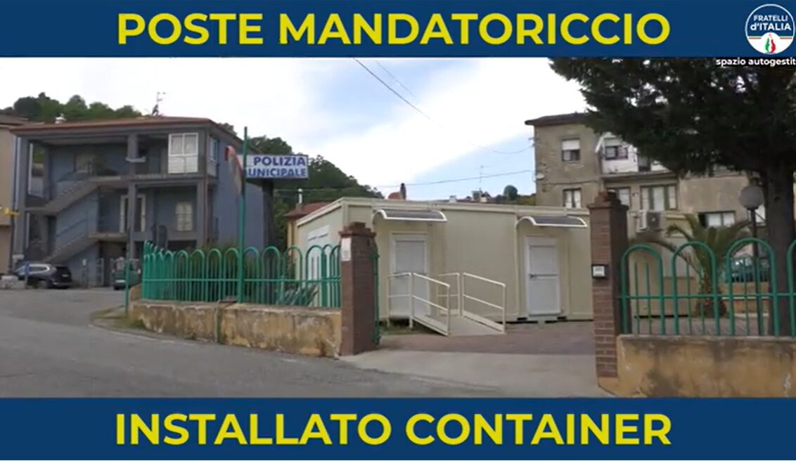 container provvisorio ufficio mandatoriccio