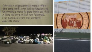 reggio calabria rifiuti murale athena