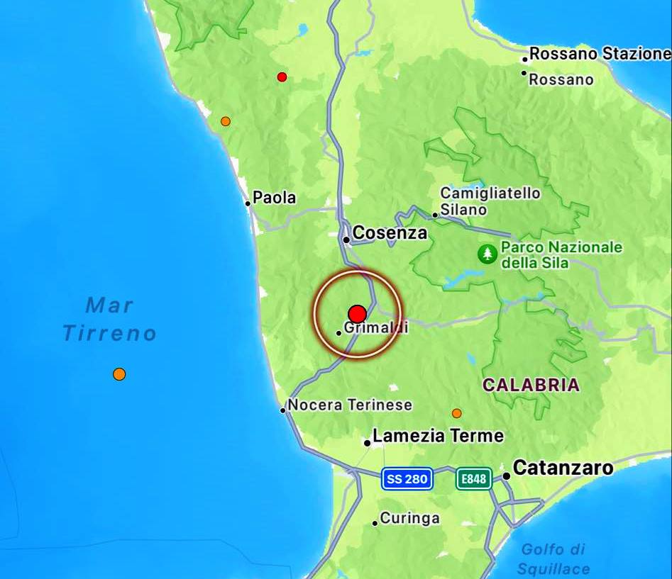 terremoto cosenza