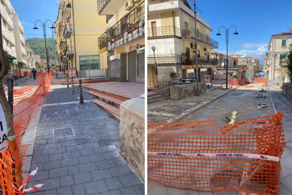 tropea lavori ex viale stazione