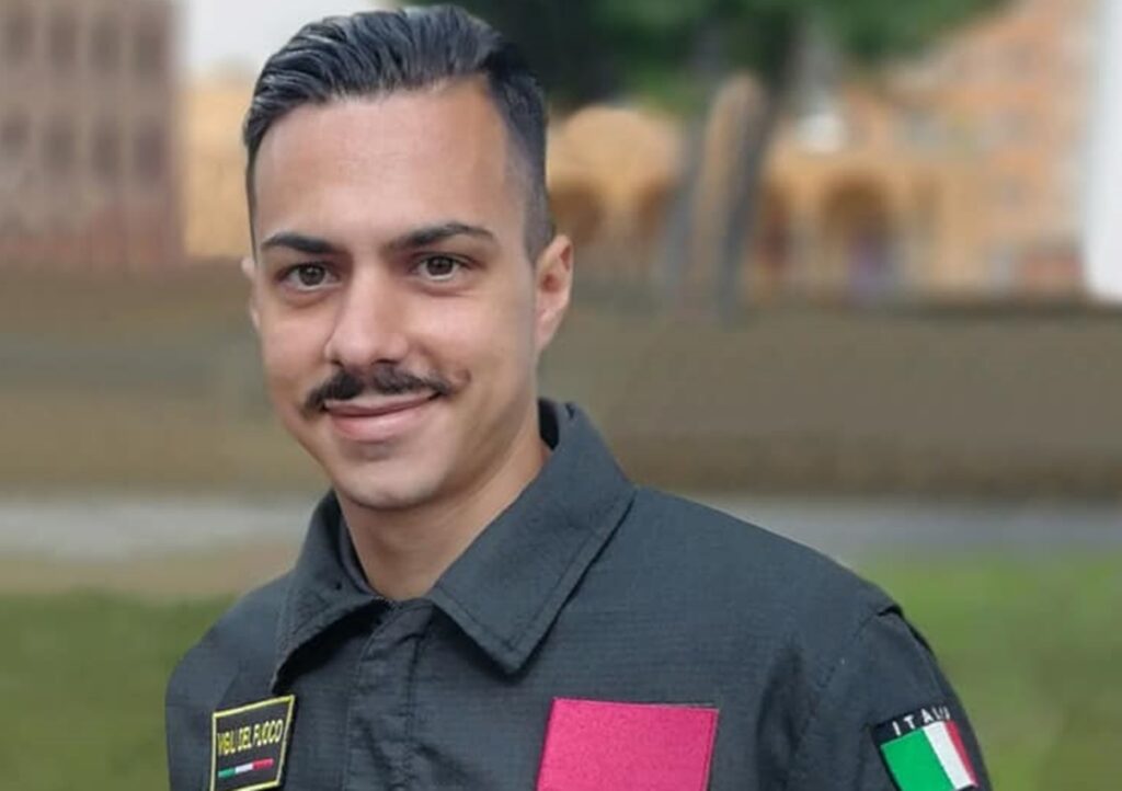 Antonino Candido vigile del fuoco