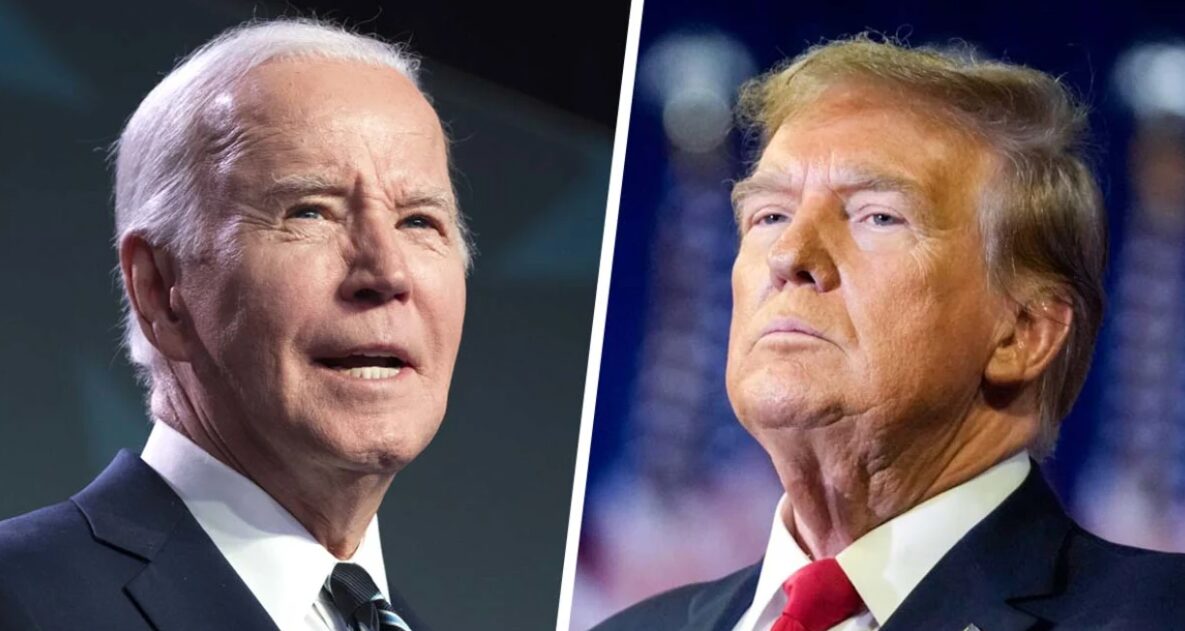 Biden e Trump