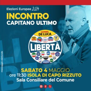 Capitano Ultimo Isola capo rizzuto