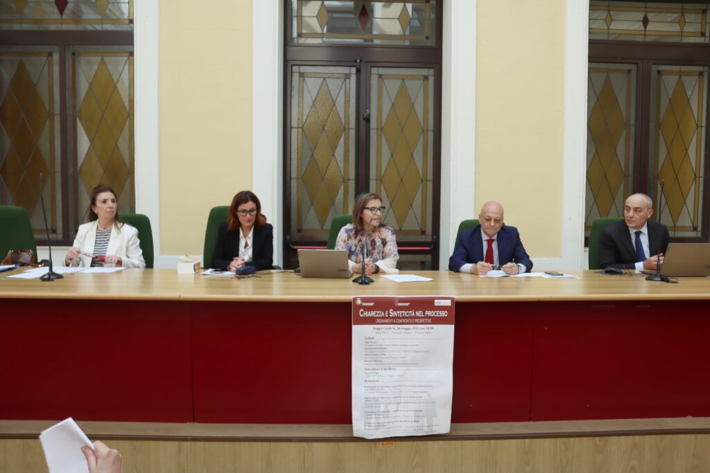 Convegno chiarezza e sinteticità nei processi