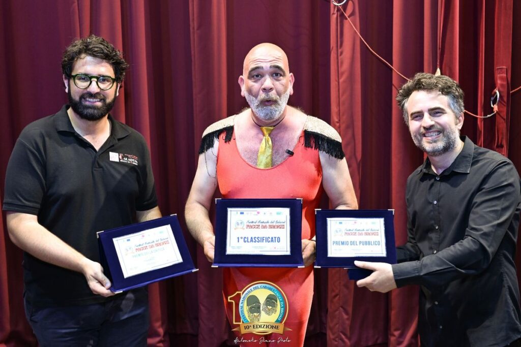 Dario Dangiolillo vincitore di Facce da Bronzi