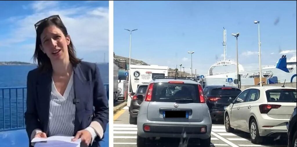 Elly Schlein imbarchi Villa San Giovanni