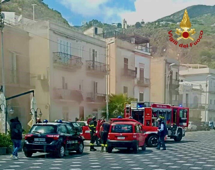 Incendio Messina