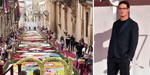 Infiorata Gabriel Garko