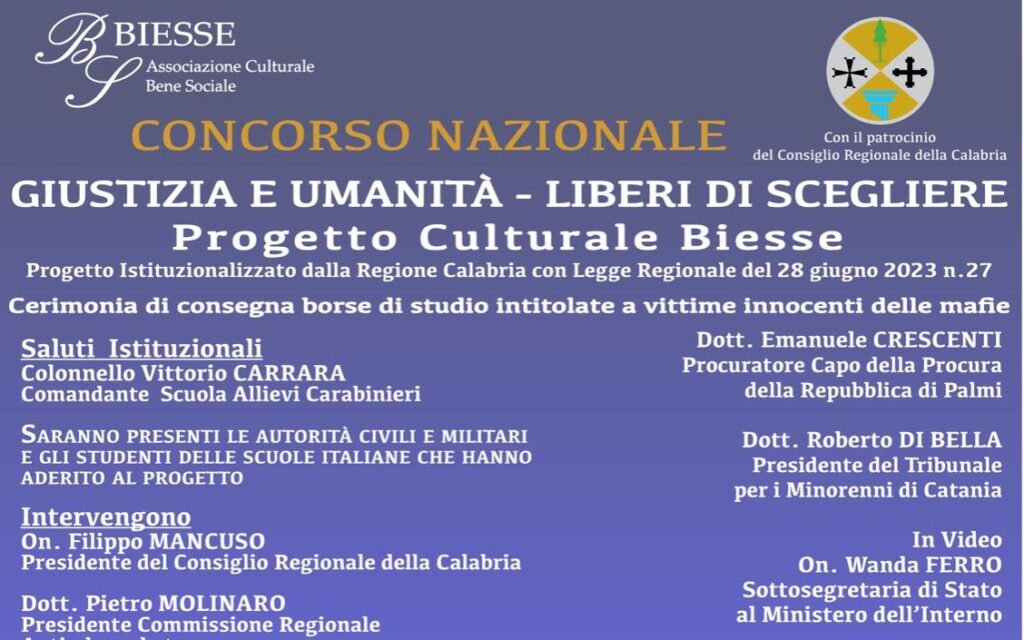Reggio Calabria, alla scuola Allievi Carabinieri la consegna delle