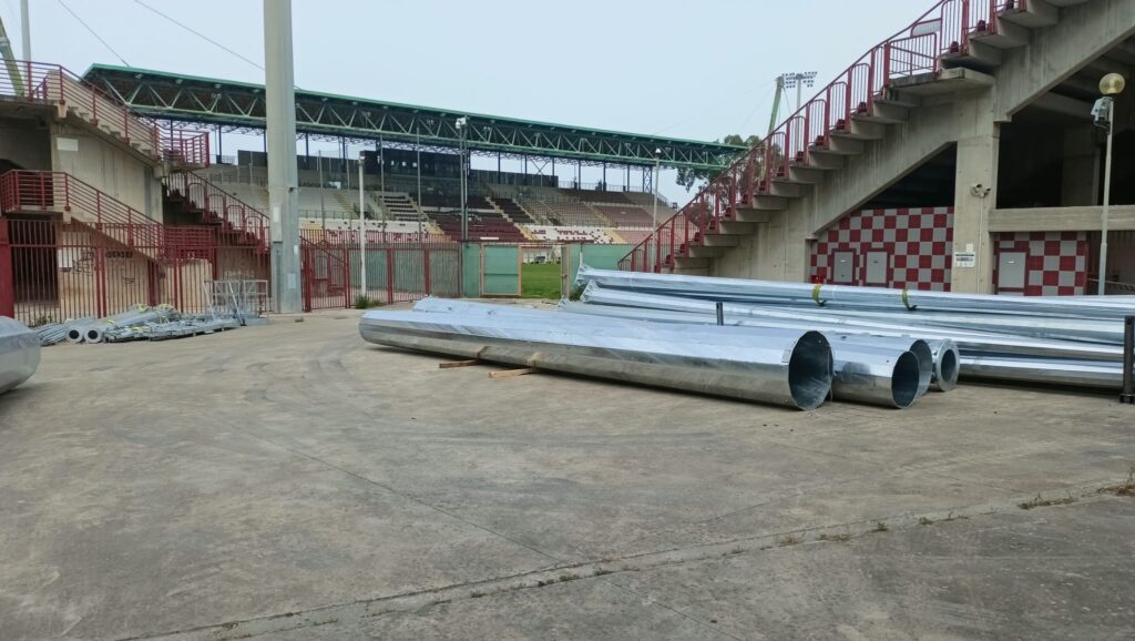 Lavori stadio Granillo