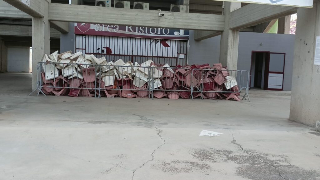 Lavori stadio Granillo