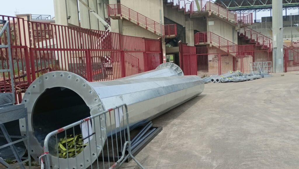 Lavori stadio Granillo