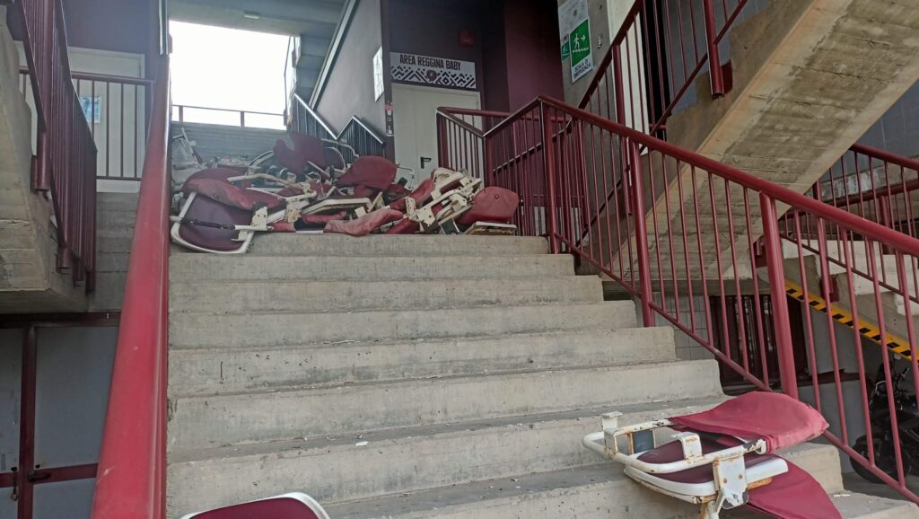 Lavori stadio Granillo