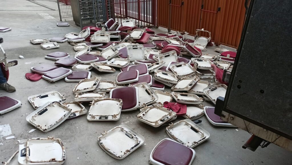 Lavori stadio Granillo