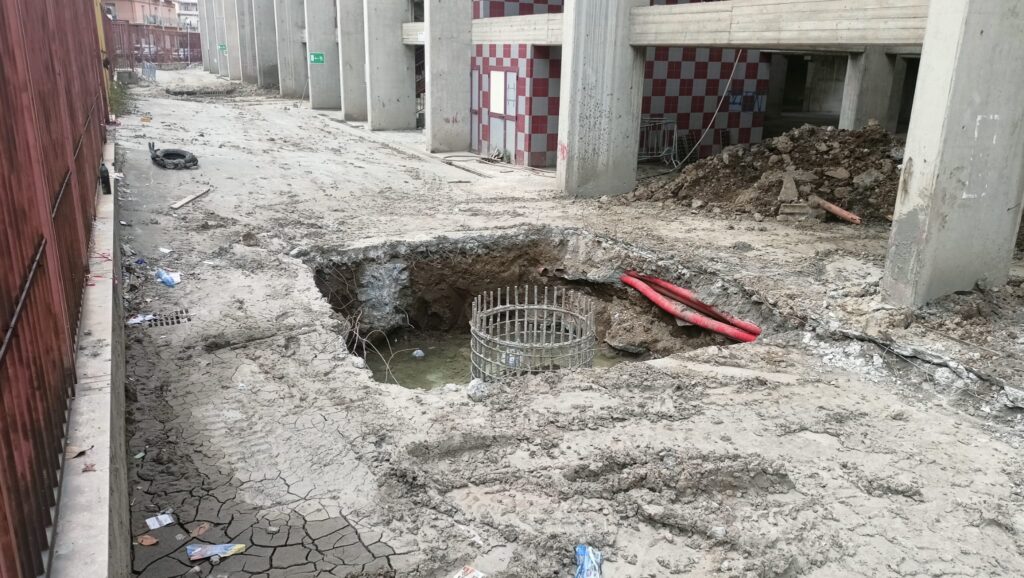 Lavori stadio Granillo