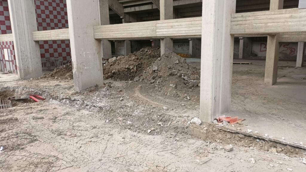 Lavori stadio Granillo