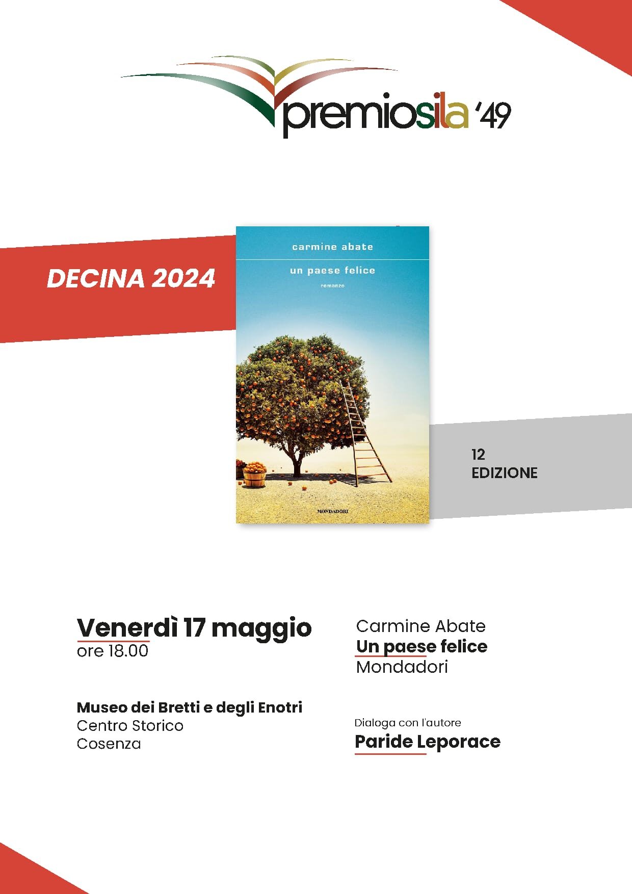 Locandina Carmine Abate