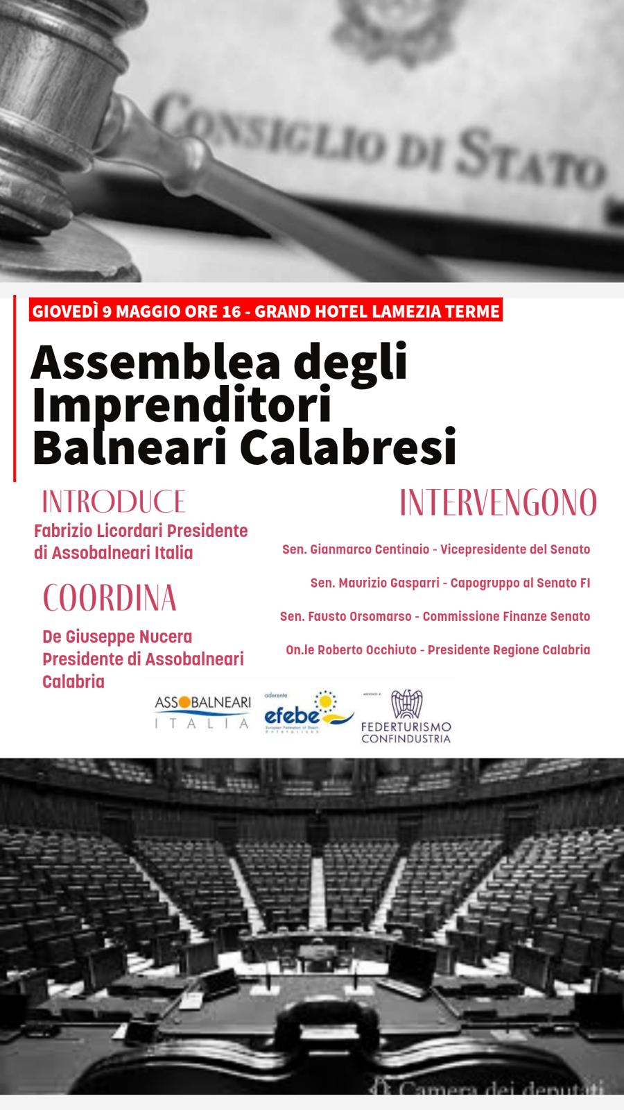 Locandina assemblea balneari