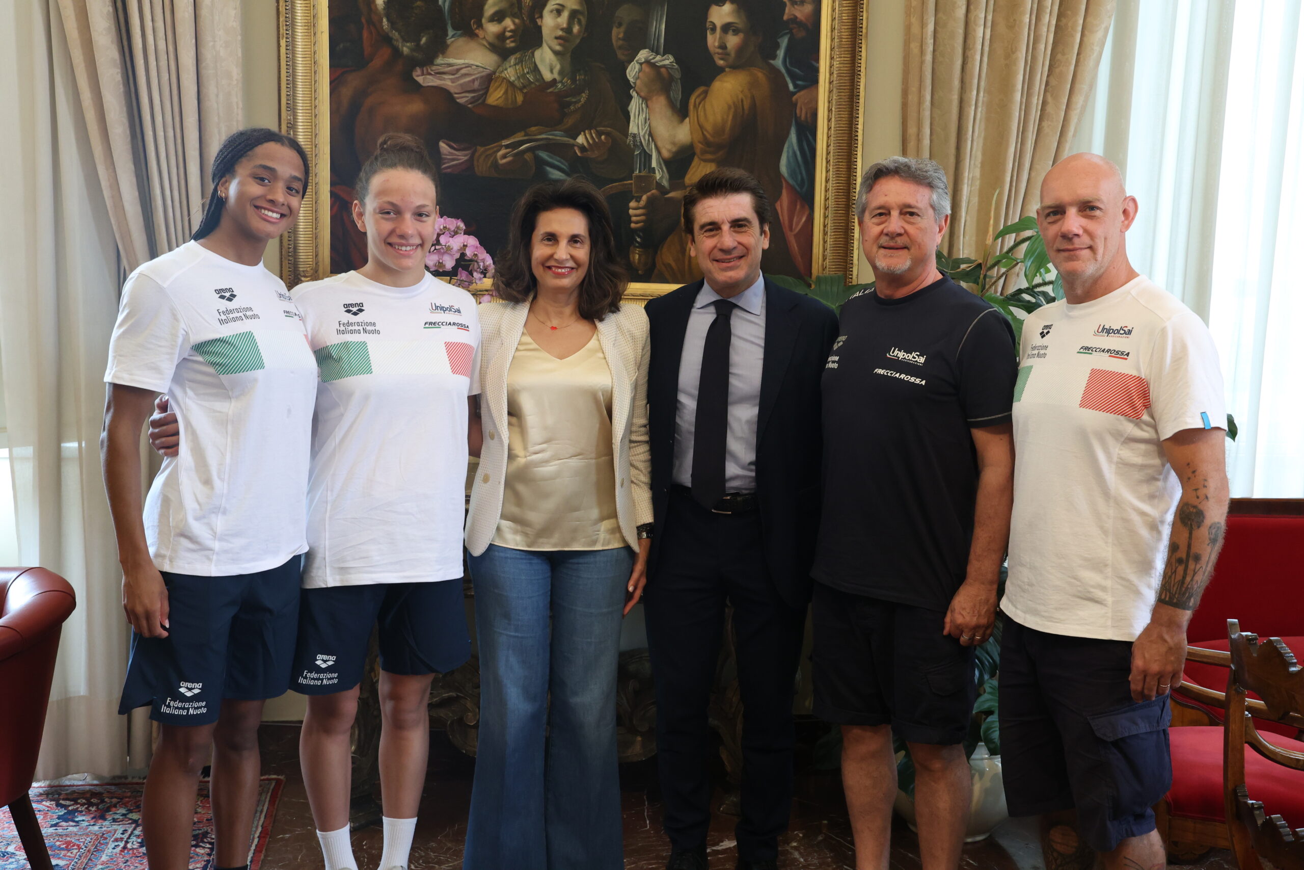 Nazionale giovanile di nuoto a Messina