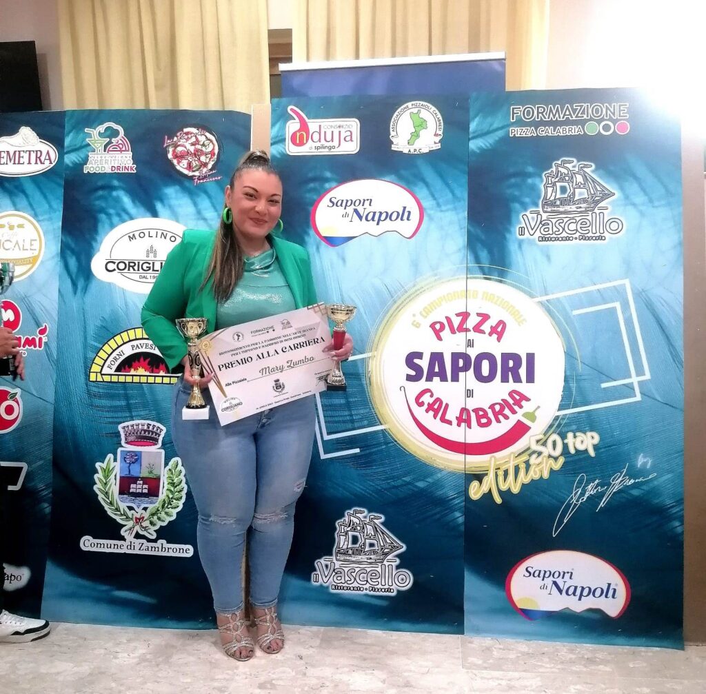 Pizzaiola reggina a Taranto Mary Zumbo vince Premio Arcimboldo 2024
