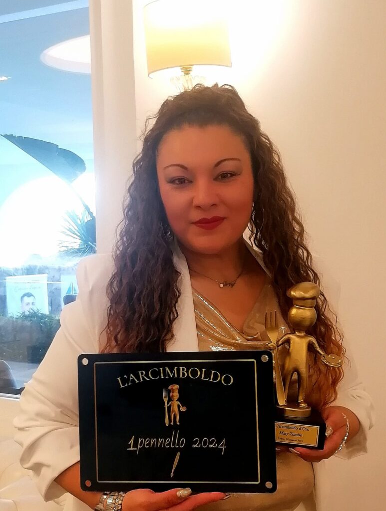 Pizzaiola reggina a Taranto Mary Zumbo vince Premio Arcimboldo 2024