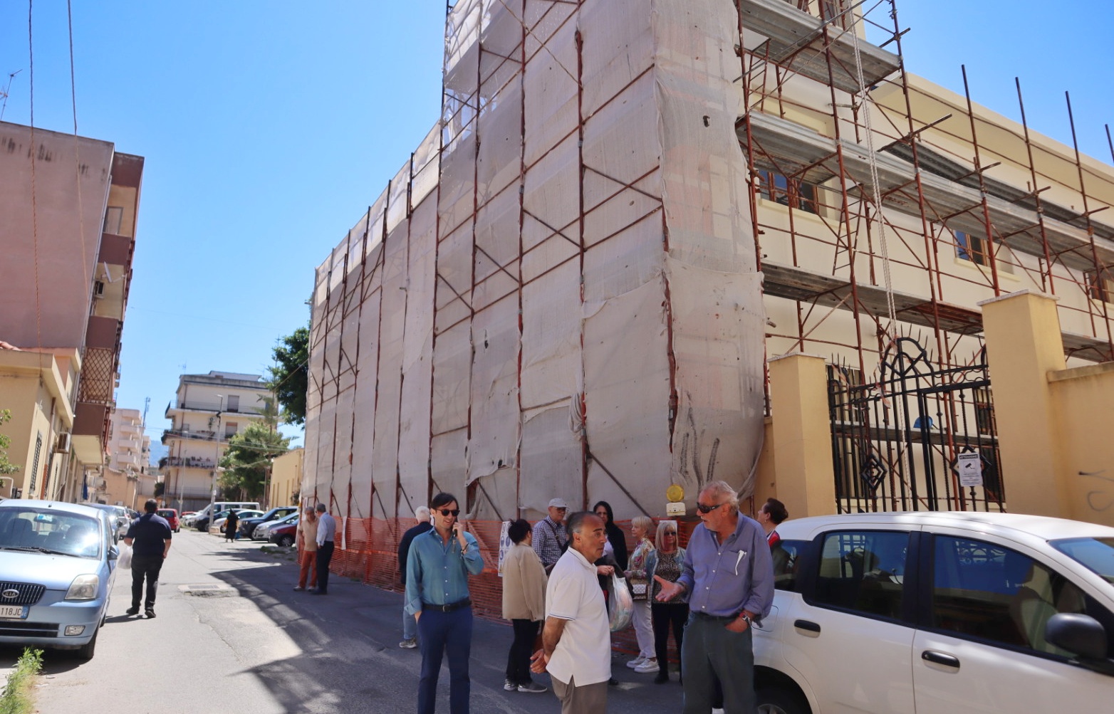 Sit-in anziani centro sociale Sbarre (7)