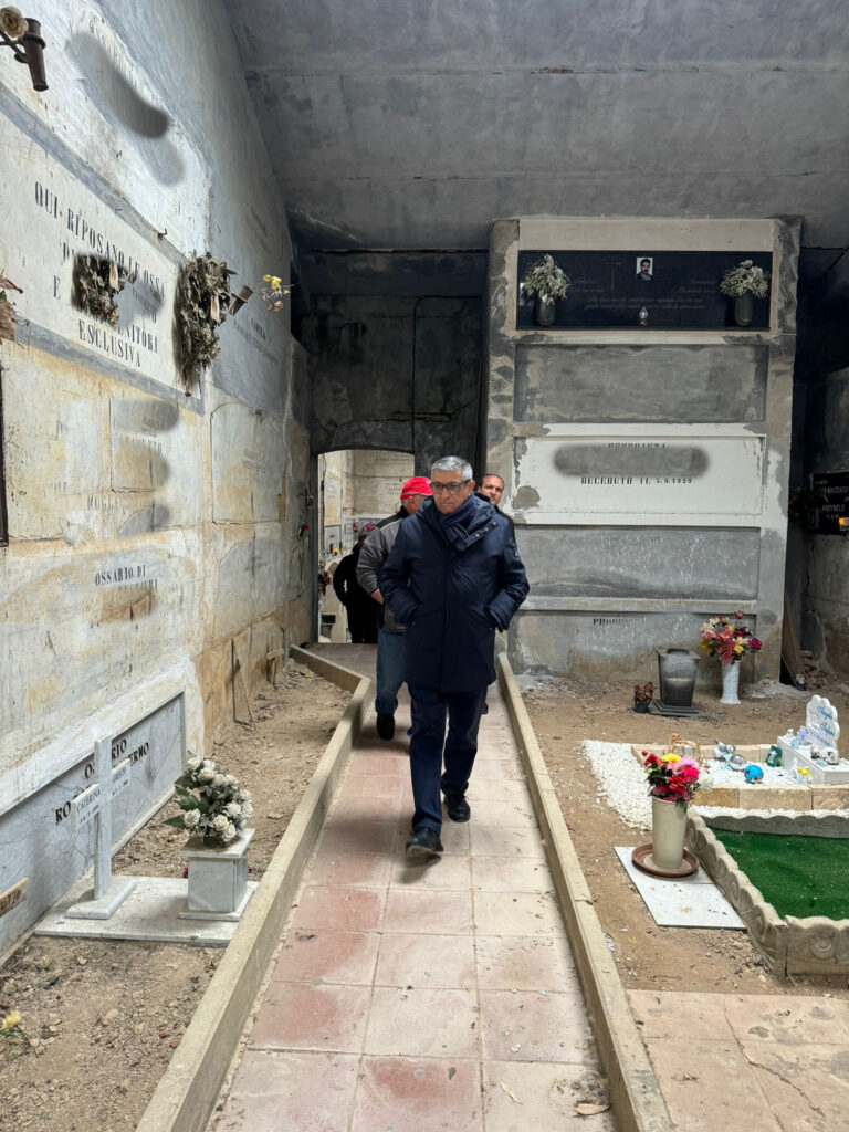 Sopralluogo Cimitero Papasso vescovo Savino cappelle ex congreghe 2