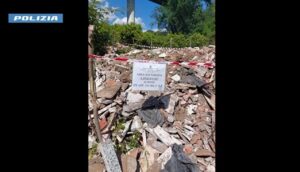 area sottoposta a sequestro discarica