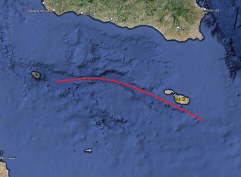 mappa rift di Malta