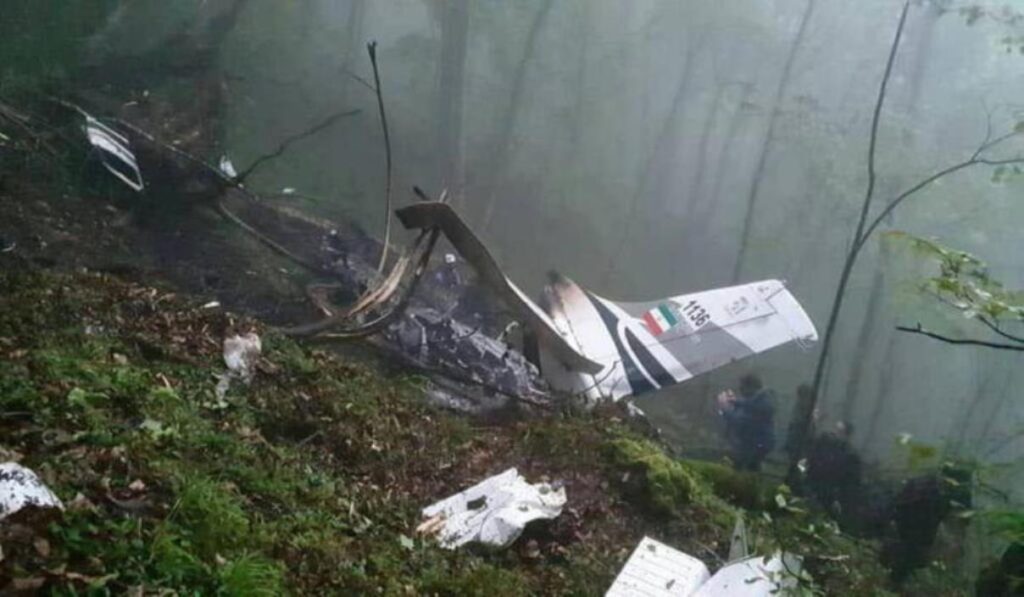relitto elicottero di Raisi