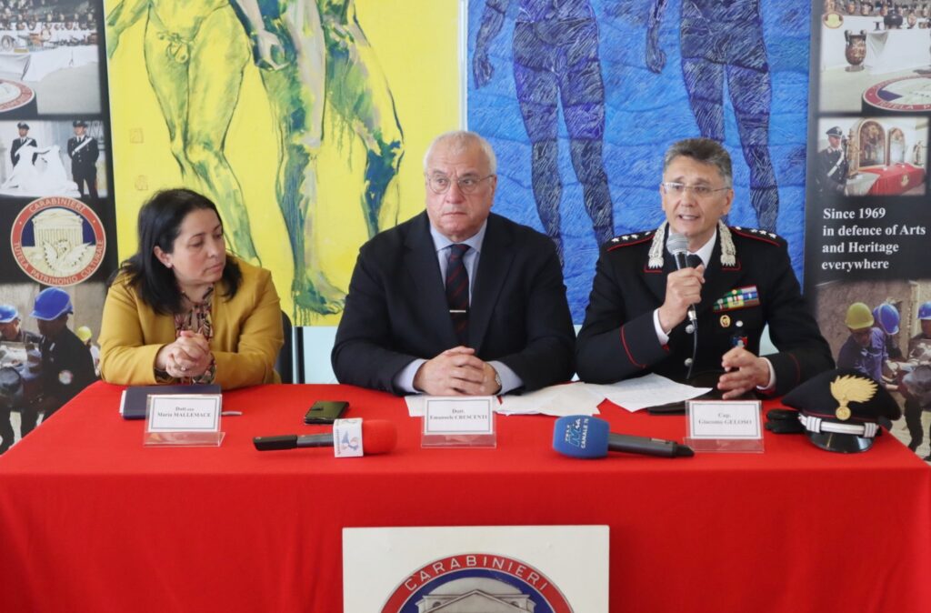 reperti recuperati carabinieri
