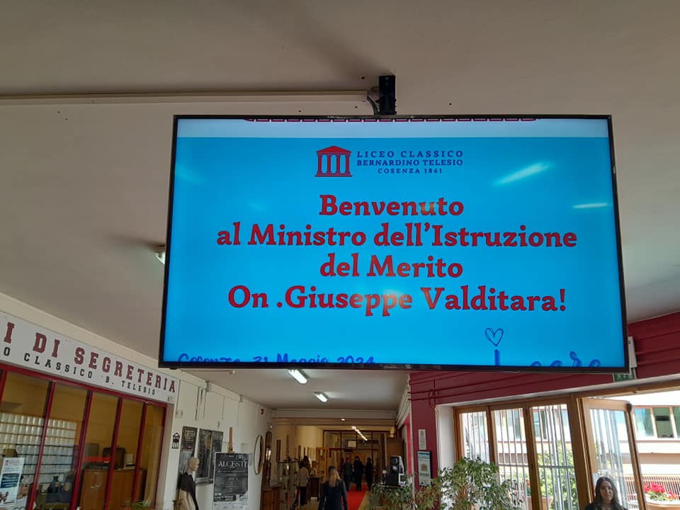 valditara a Cosenza